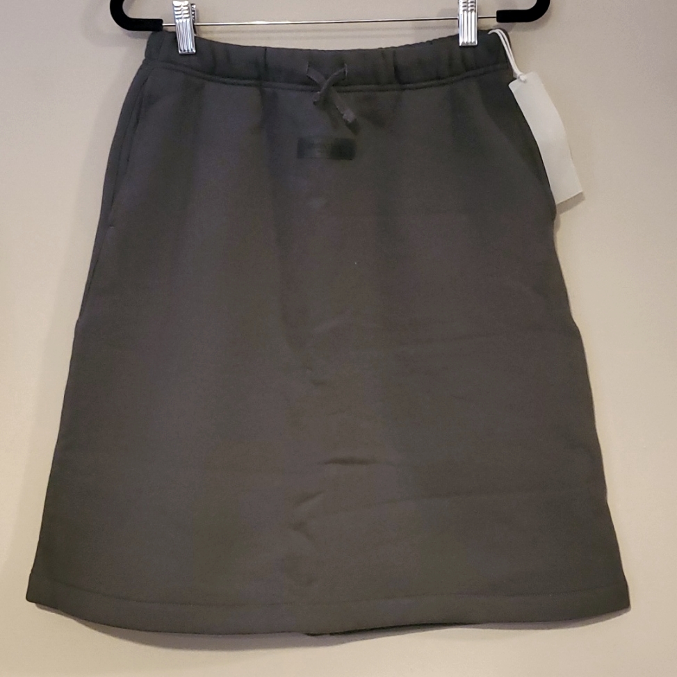 Essentials Fear Of God Kid’s Skirt In Dark Army Green Size 12 Nwt's